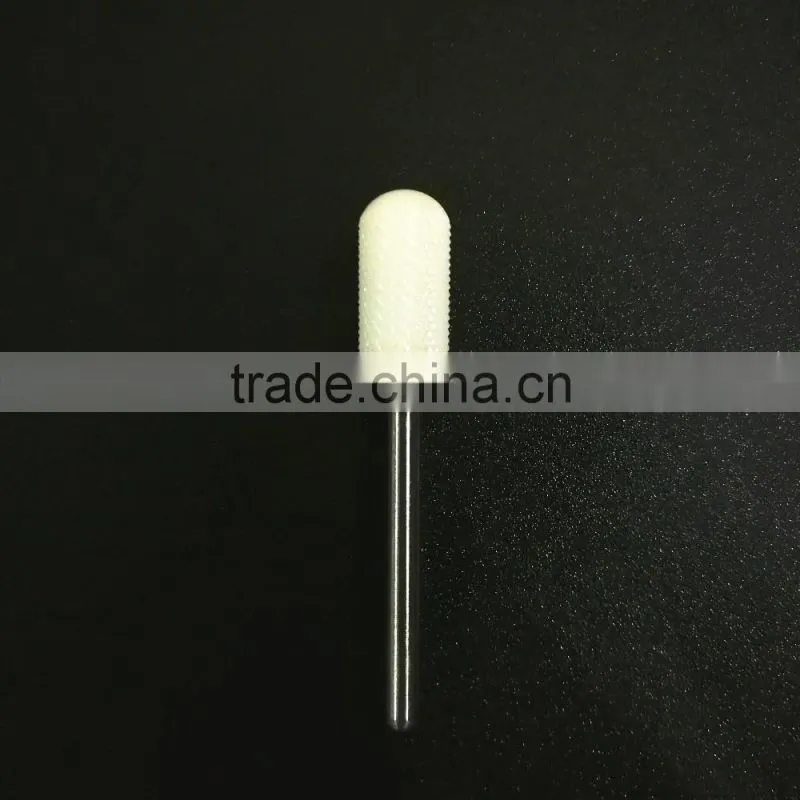 3/32'' Fine Type Cylinder Ball Ceramic Nail Drill Bits Electric Drill Bits File Kit