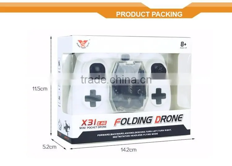 Pocket Dron RC Quadcopter 4CH 6 Gyro 3D Roll Remote Control Out door Mini RC Helicopter toys