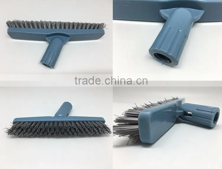 Indoor use high quality popular plastic tile brush for floor cleaning
