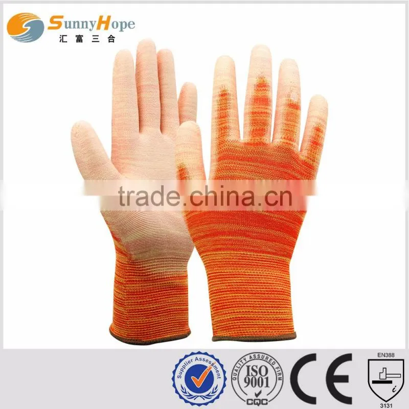 SunnyHope 13g seamless pu coated gloves