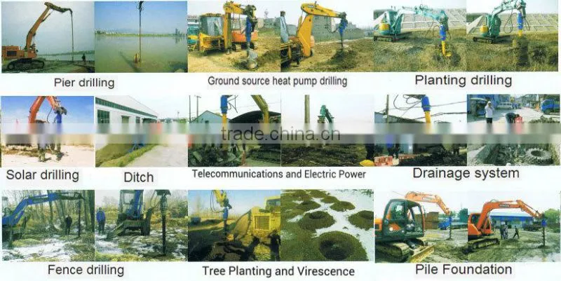 EXCAVATORS 8T TO 15T EARTH DRILLS