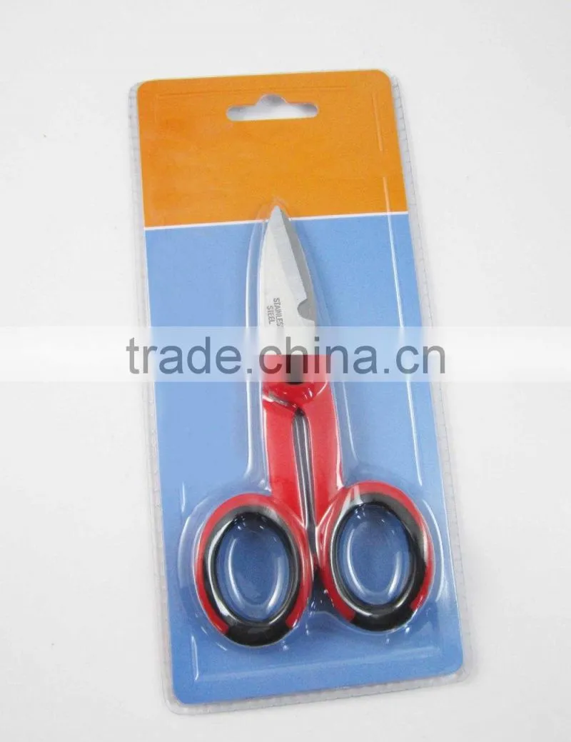 Fashion Style Convenient Soft Grip Handle Household Electrician Scissors