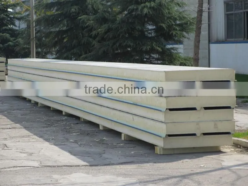 PUR sandwich panels for roof