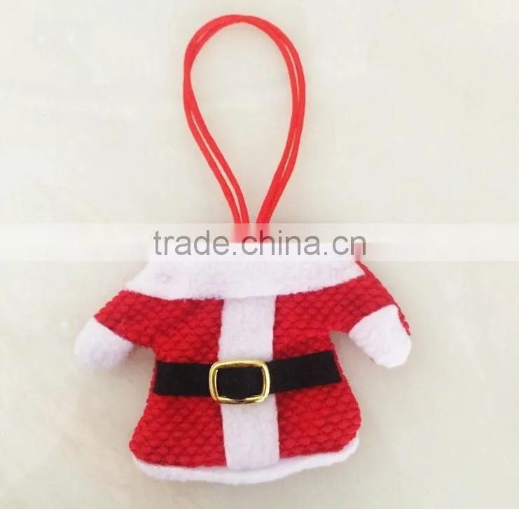 2016 HOT selling christmas cutlery holder christmas Decoration Tableware Bag