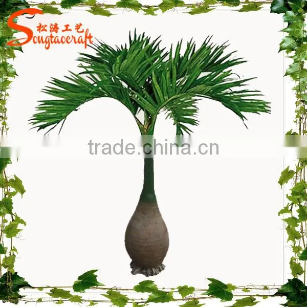 Guangzhou supplier artificial bottle palm tree customized plastic artificial bottle palm tree