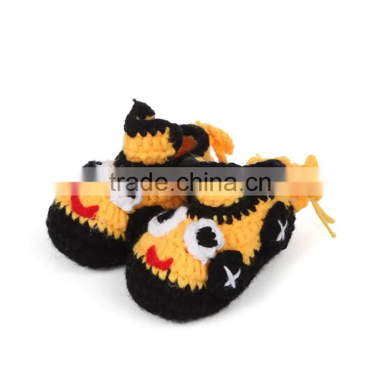 2015 Cartoon Cars Crochet Baby Booties Shoes