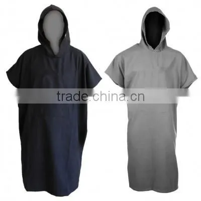 100% cotton adult hooded beach towel poncho