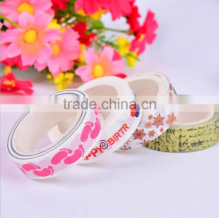 1.5cm*10m Pattern Washi Tape for scrapbooking supplies