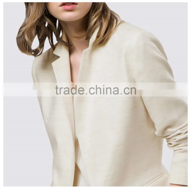 Custom Logo ladies white formal pant suits