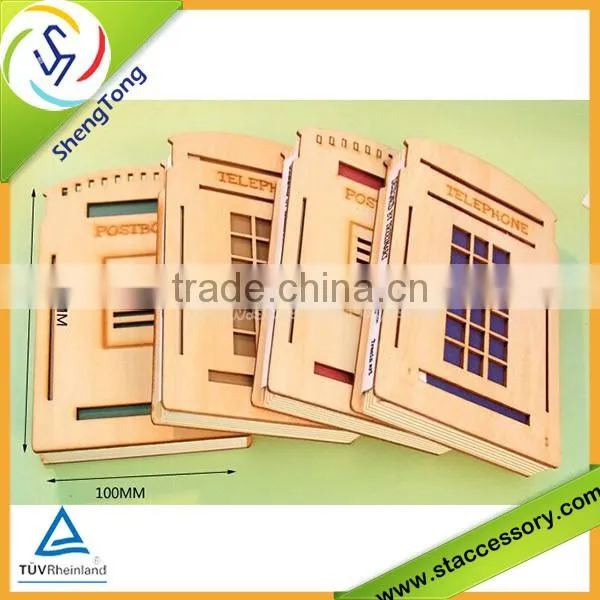 2015 Korean style wooden notebook wholesale /schoool /diary notebook customization