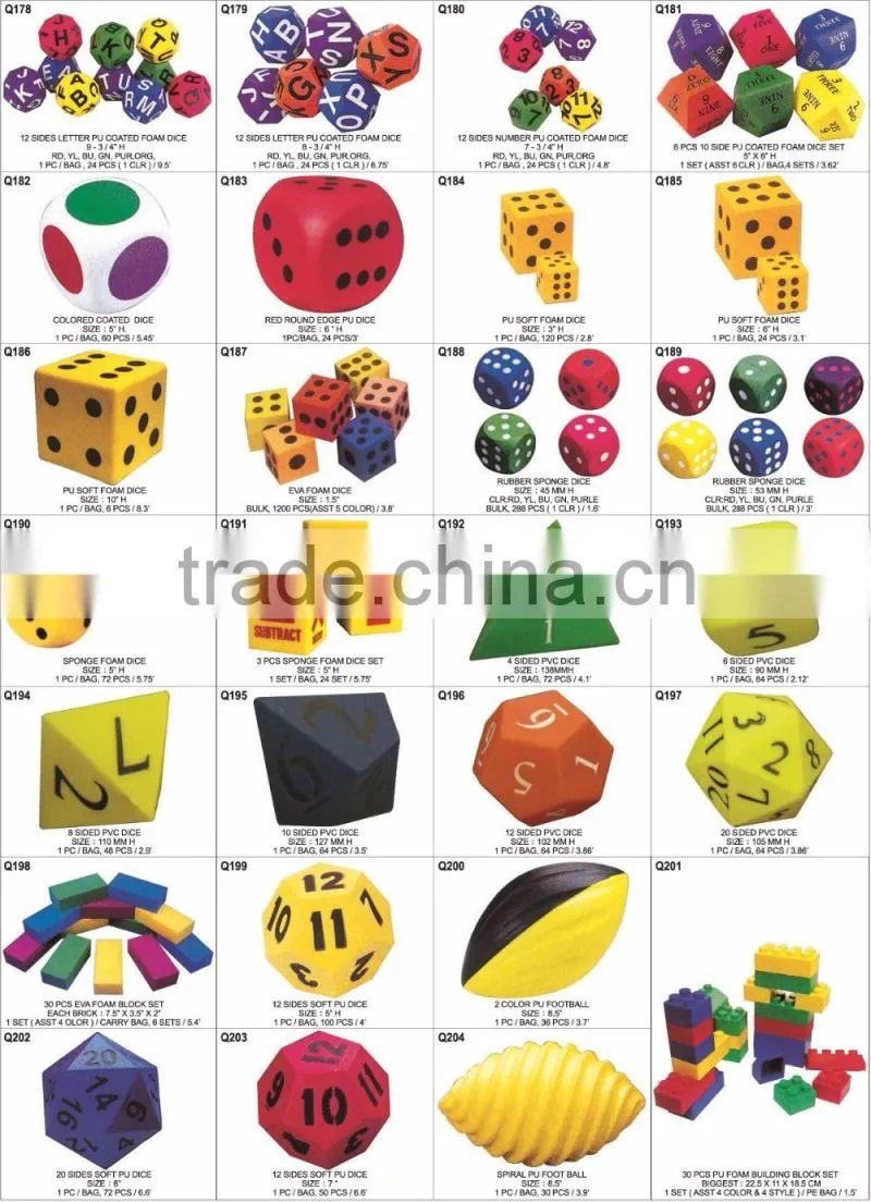 12PCS COLOR WOODEN DICE