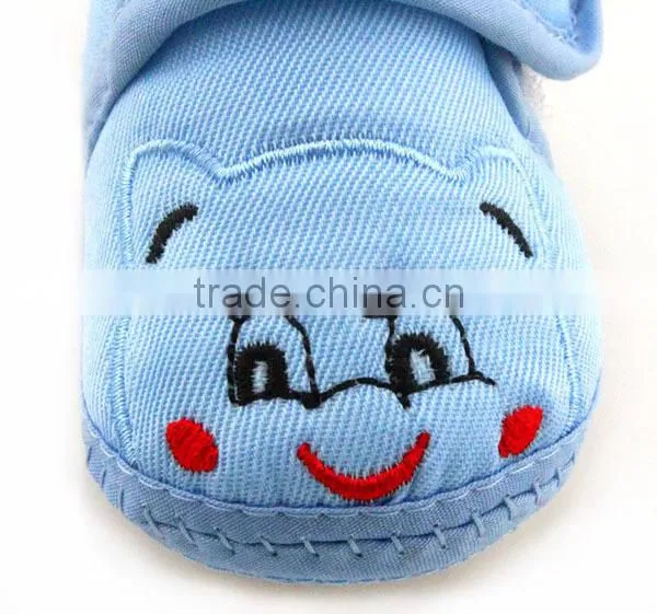 lovely smile face bear summer baby shoes for boy