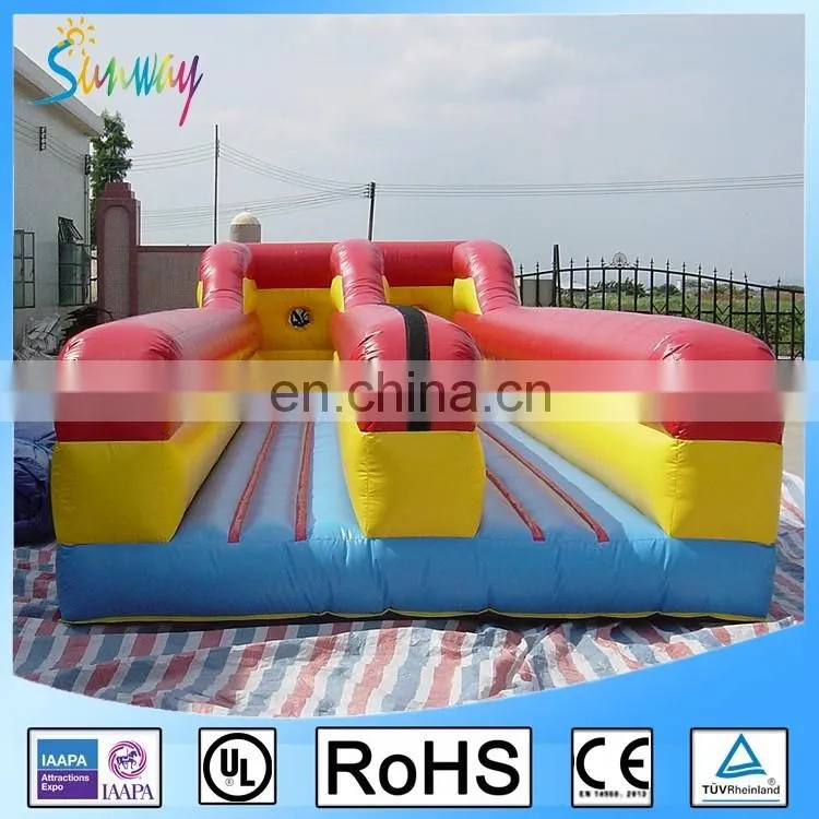 Sport game inflatable bungee run for sale