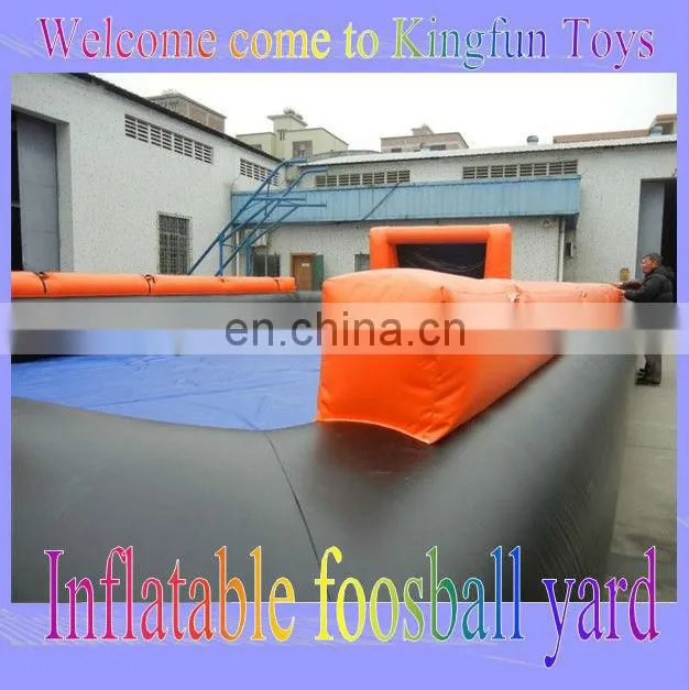 Best price inflatable soccer field with entrance