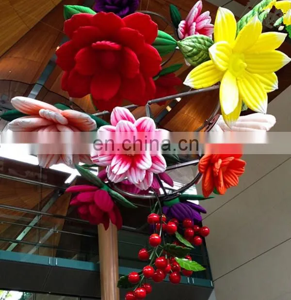Artificial Inflatable Shining Flower For Decoration Newest desgin fashion party