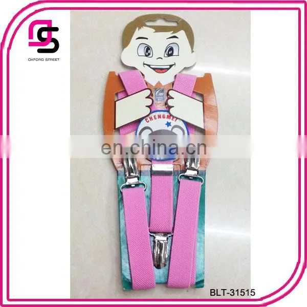 2015 new Wholesale any color children cartoon suspender