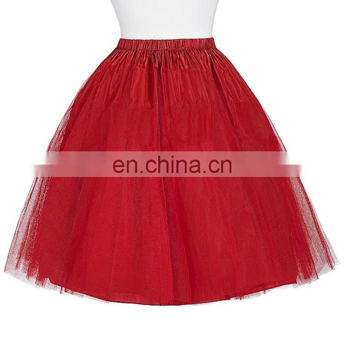 Grace Karin Women 2 Layers Crinoline Underskirt Petticoat for Retro Vintage Dress BP000056