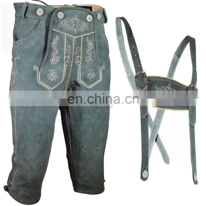 Knee lederhosen, trachten lederhosen, bavarian clothing, bavarian lederhosen (Oktoberfest Clothing)