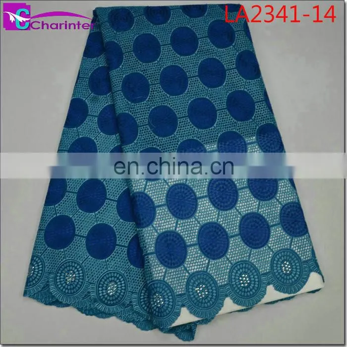 High quality Charinter african lace fabrics LA2341