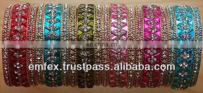 Indian colourful lakh bangles manufacturer, bridal lac bangle jewelry