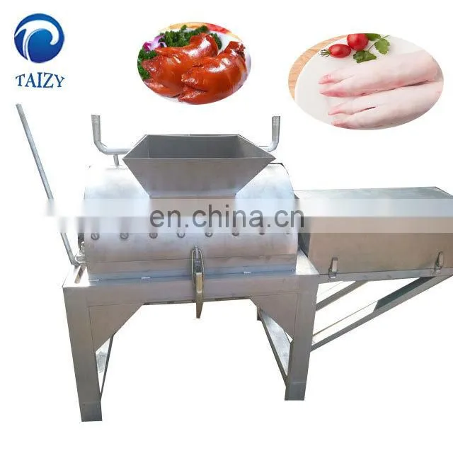 High efficiency animal feet hair removing machine pig trotter