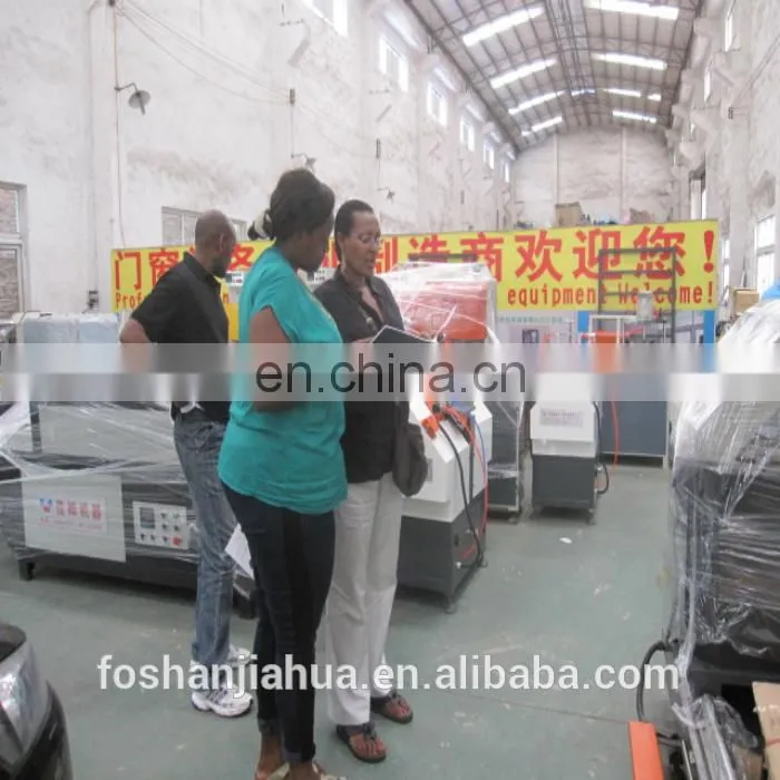 Three- head welding machine for PVC Windows and Doors machine
