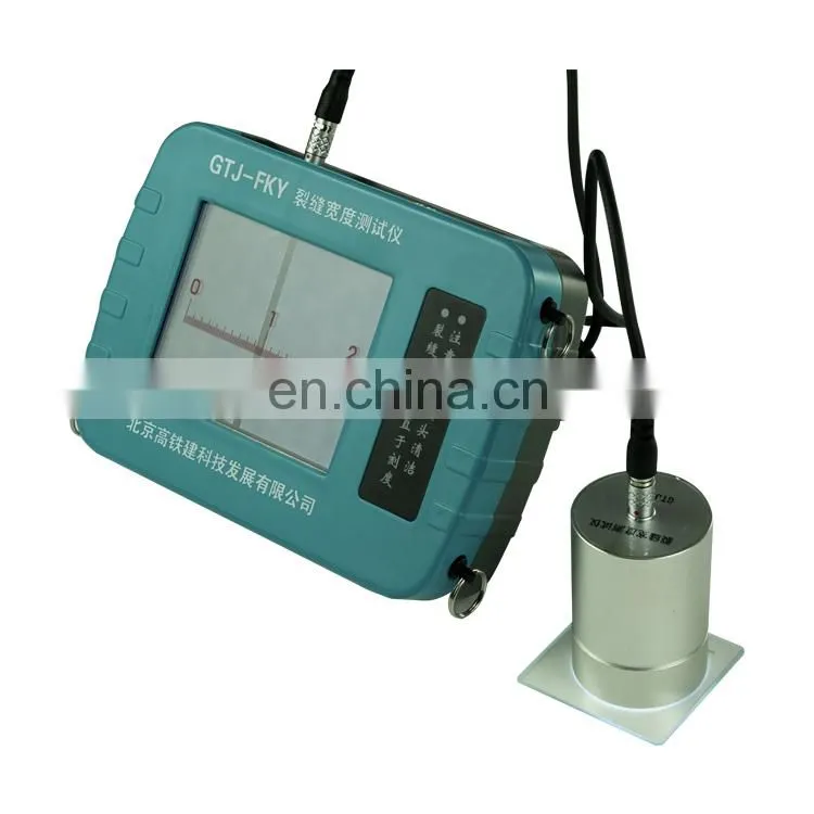 Professional cracked concrete width detector measurement gauge