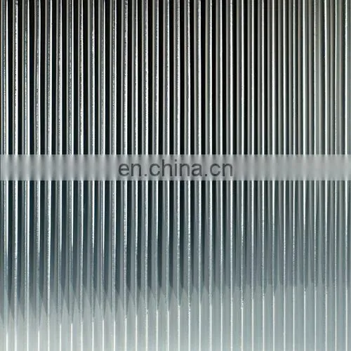 3-8mm waterfall pattern glass design