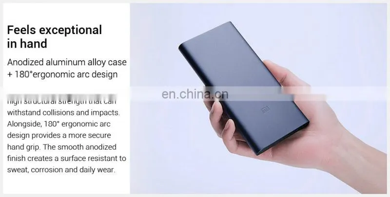 Original Xiaomi Mi Powerbank 3 10000 mAh External Battery 18W Portable Quick Charge Power bank