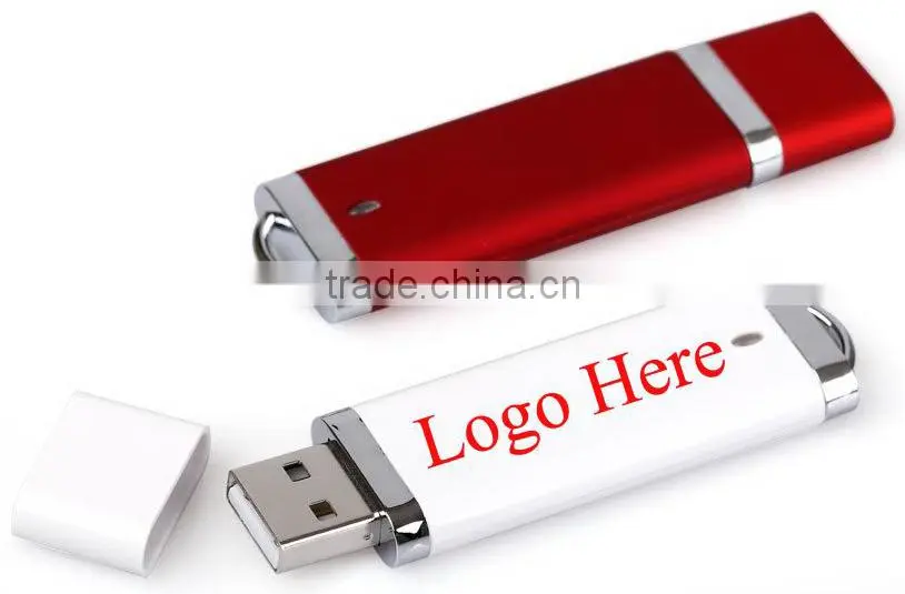 Plastic usb pendrive 2015 OEM Logo Packing with Gift Box