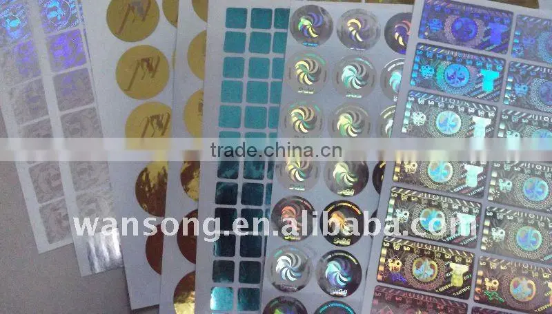 2d 3d hologram label sticker OEM logo hologram sticker