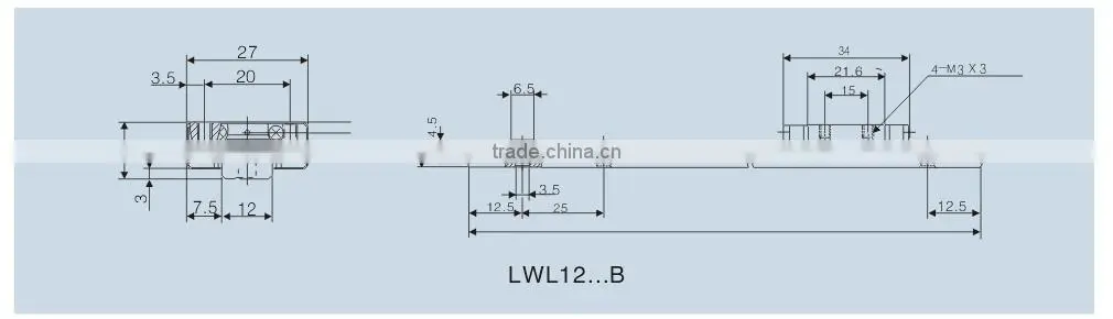EIHE 12B linear guide rail