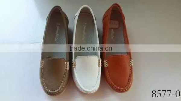 pictures casual leather ladies shoes