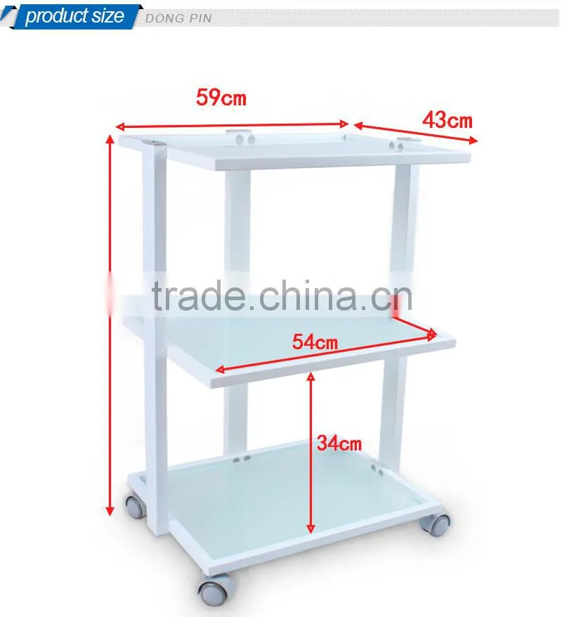new style beauty spa metal trolley wholesale