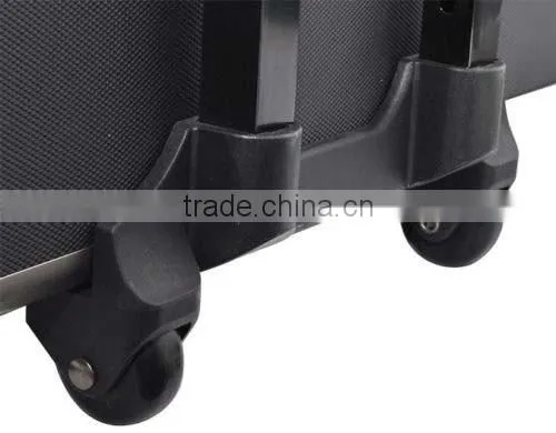 Professional Series Metal Frame Customized Large Hard Case with Locks, rolling photography equipment case