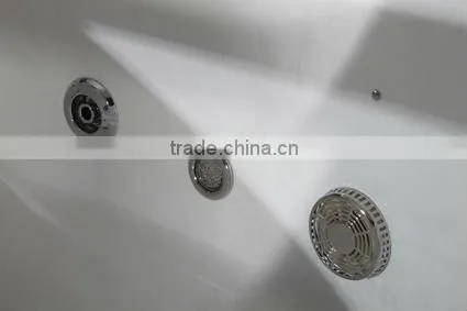 Corner Acrylic Massage Bathtub with Pillow