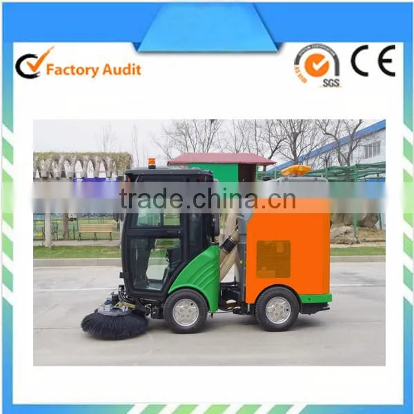 compact street washing sweeper