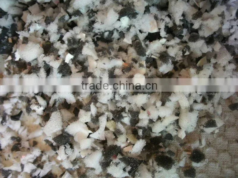 Sponge foam rubber plastic crusher cutting machine