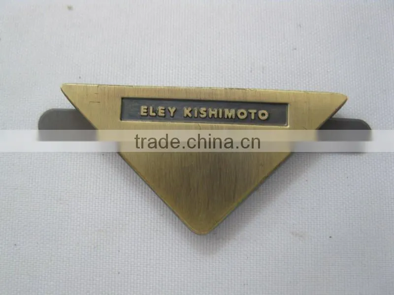 Brass name plate