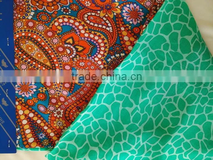 paisley shirt made of woven rayon fabric