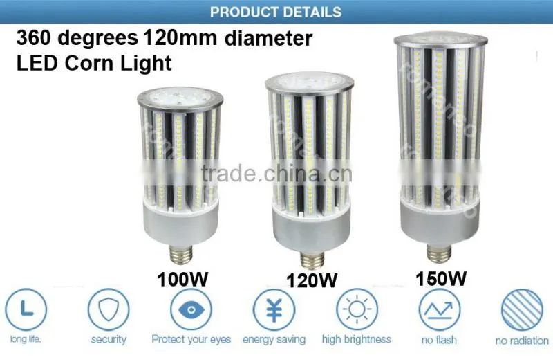 Alibaba China New design 45w e27 e40 led lamp 360 degree led corn light with CE RoHS