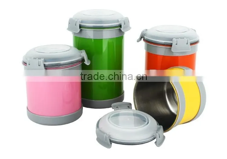 4pcs stainless steel sealed canister set/ tea coffee sugar jar canister/ spice storage bottle