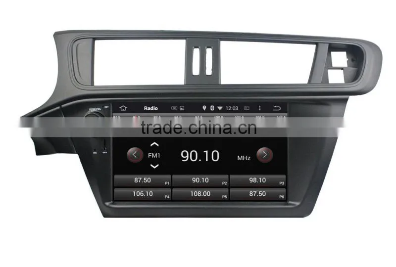 Hot Selling!KLYDE quad core HD car multimedia system for C3 with android 4.4.4