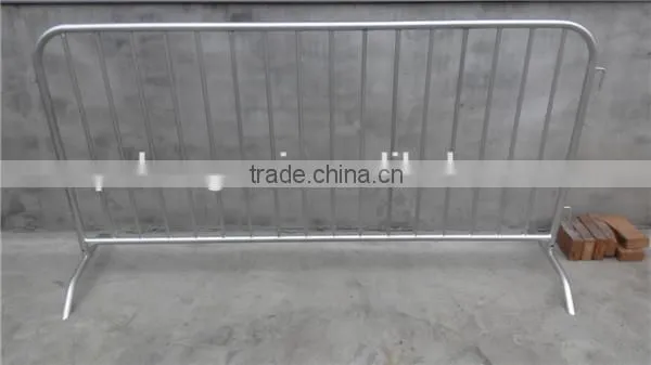 used galvanized crowd control barrier