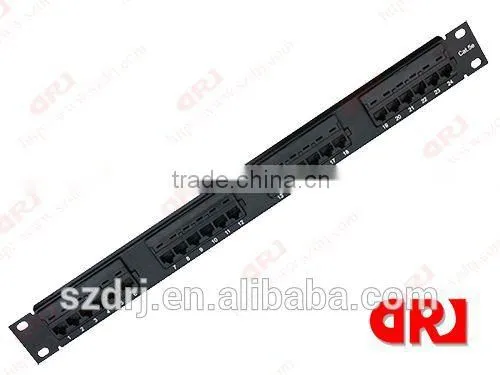 Cat5e UTP RJ45 amp 24 port patch panel