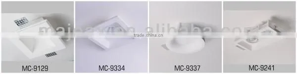 led Gypsum Plaster recessed light fixture