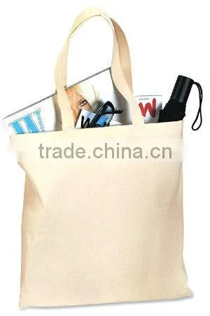 Promotional natural cotton canvas tote bag