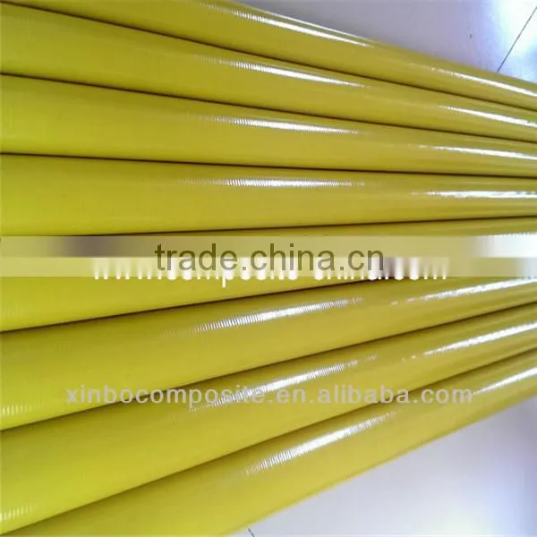 Colorful roll-wrappig fiberglass tubing for Gardon tolls