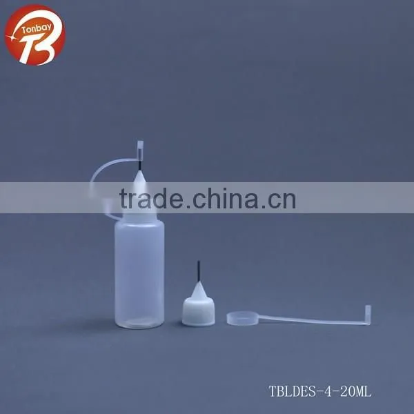 3ml 5ml 10ml 15ml 20ml 30ml 50ml 60ml 100ml LDPE e liquid bottles with long metal pin and silicon cover