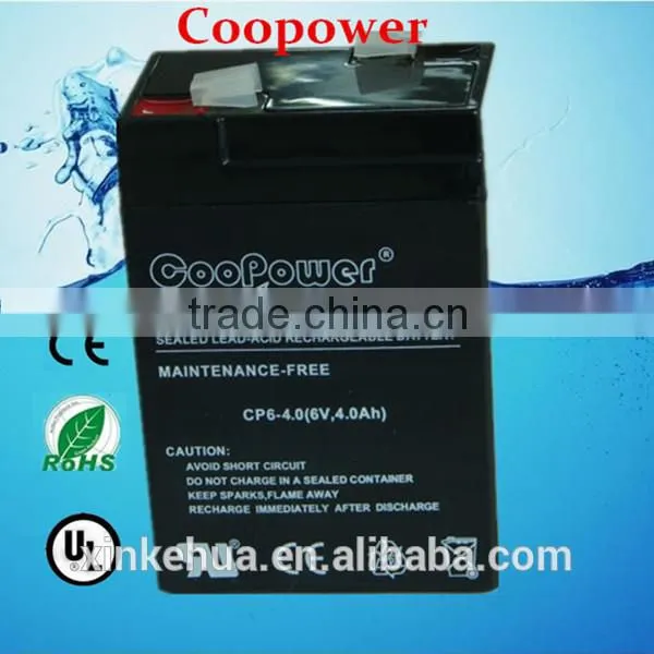 Emergency light battery/Sealed Lead acid battery /6V4AH Sla Battery